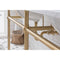 Water Creation Embassy 72" Wide Double Wash Stand and P-Trap included In Satin Gold Finish EB72B-0600