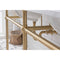 Water Creation Embassy 72" Wide Double Wash Stand P-Trap Counter Top with Basin F2-0013 Faucet and Mirror included In Satin Gold Finish EB72E-0613