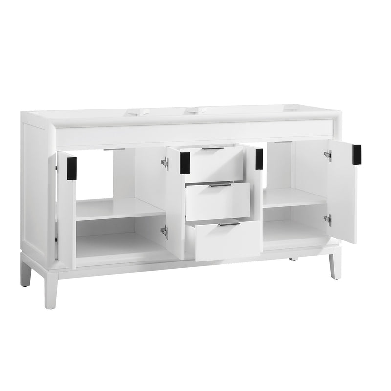 Avanity Emma 61 inch Vanity Combo EMMA-VS61-WT-A