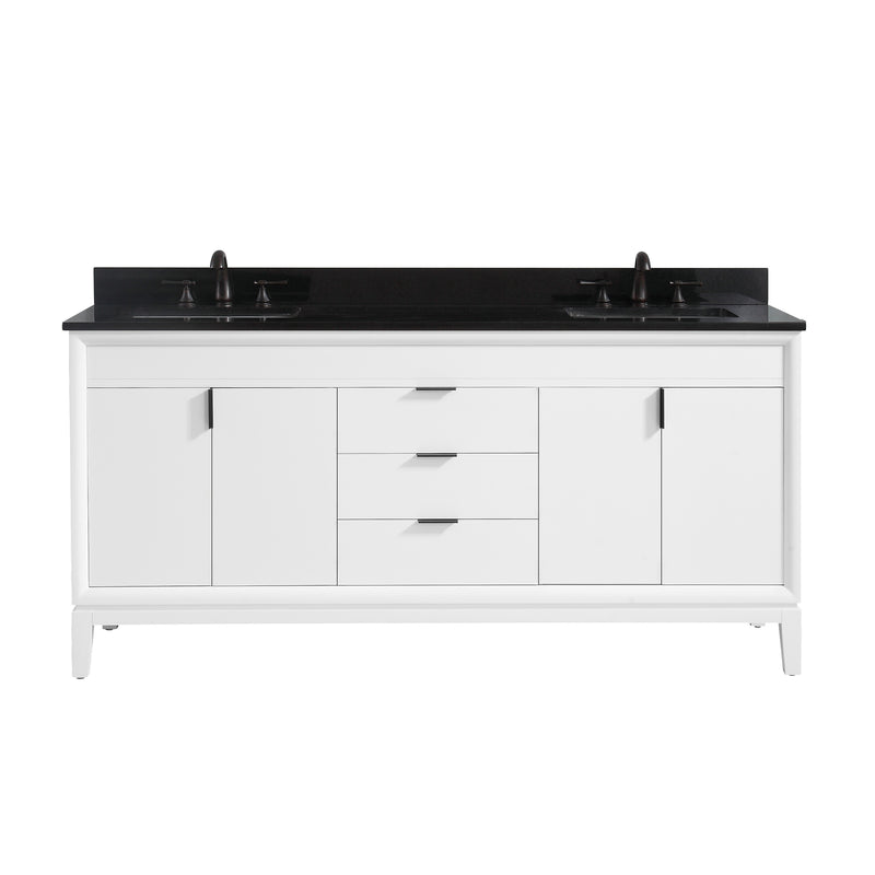 Avanity Emma 73 inch Vanity Combo EMMA-VS73-WT-A