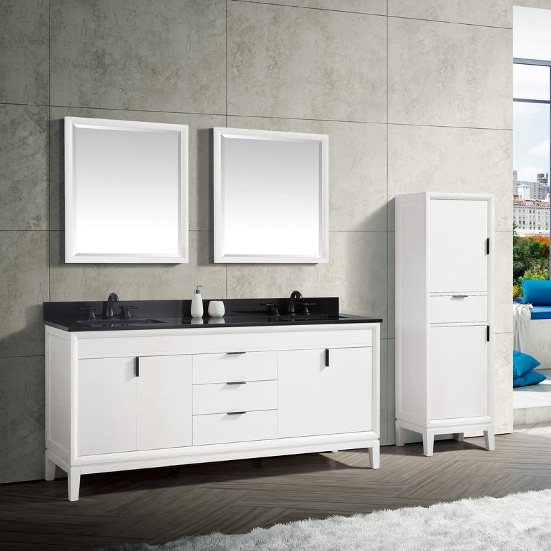 Avanity Emma 73 inch Vanity Combo EMMA-VS73-WT-A