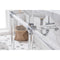 Water Creation Empire 60" Wide Double Wash Stand P-Trap Counter Top with Basin F2-0012 Faucet and Mirror included In Chrome Finish EP60E-0112