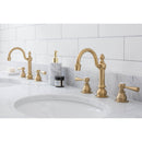 Water Creation Empire 60" Wide Double Wash Stand Only In Satin Gold Finish EP60A-0600