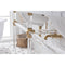 Water Creation Empire 60" Wide Double Wash Stand P-Trap Counter Top with Basin F2-0012 Faucet and Mirror included In Satin Gold Finish EP60E-0612