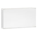 Dainolite 20W Wall Sconce Matte White with Frosted Acrylic Diffuser EMY-105-20W-MW