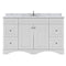 Modern Fittings Talisa 60" Single Bath Vanity with Calacatta Quartz Top and Round Sink