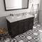 Modern Fittings Talisa 60" Single Bath Vanity with Cultured Marble Quartz Top and Square Sink