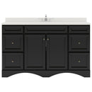 Modern Fittings Talisa 60" Single Bath Vanity with Dazzle White Quartz Top and Round Sink