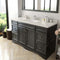 Modern Fittings Talisa 60" Single Bath Vanity with Dazzle White Quartz Top and Square Sink