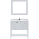 Modern Fittings Winterfell 36" Single Bath Vanity with Cultured Marble Quartz Top and Square Sink