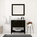 Modern Fittings Winterfell 36" Single Bath Vanity with Dazzle Quartz Top and Square Sink