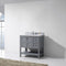 Modern Fittings Winterfell 36" Single Bath Vanity with Marble Top and Round Sink