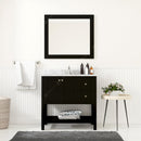 Modern Fittings Winterfell 36" Single Bath Vanity with Marble Top and Square Sink