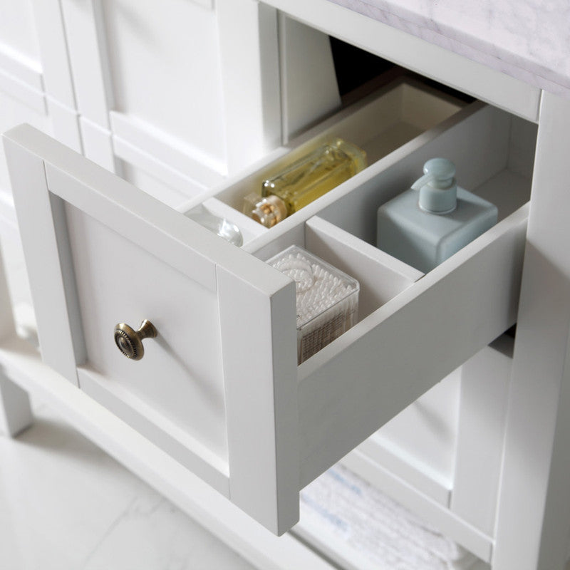 Modern Fittings Winterfell 36" Single Bath Vanity with Marble Top and Square Sink