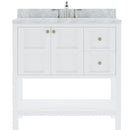 Modern Fittings Winterfell 36" Single Bath Vanity with Marble Top and Square Sink