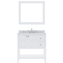 Modern Fittings Winterfell 36" Single Bath Vanity with Marble Top and Square Sink