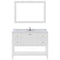 Modern Fittings Winterfell 48" Single Bath Vanity with Calacatta Quartz Top and Round Sink