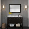 Modern Fittings Winterfell 48" Single Bath Vanity with Calacatta Quartz Top and Square Sink