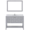 Modern Fittings Winterfell 48" Single Bath Vanity with Calacatta Quartz Top and Square Sink