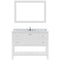 Modern Fittings Winterfell 48" Single Bath Vanity with Calacatta Quartz Top and Square Sink