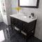 Modern Fittings Winterfell 48" Single Bath Vanity with Cultured Marble Quartz Top and Round Sink