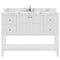 Modern Fittings Winterfell 48" Single Bath Vanity with Cultured Marble Quartz Top and Round Sink