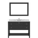 Modern Fittings Winterfell 48" Single Bath Vanity with Marble Top and Round Sink