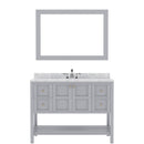 Modern Fittings Winterfell 48" Single Bath Vanity with Marble Top and Round Sink