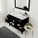 Modern Fittings Winterfell 48" Single Bath Vanity with Marble Top and Square Sink