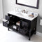 Modern Fittings Winterfell 48" Single Bath Vanity with Marble Top and Square Sink