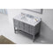 Modern Fittings Winterfell 48" Single Bath Vanity with Marble Top and Square Sink