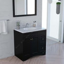 Modern Fittings Elise 36" Single Bath Vanity with Calacatta Quartz Top and Round Sink