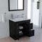 Modern Fittings Elise 36" Single Bath Vanity with Calacatta Quartz Top and Round Sink