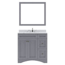 Modern Fittings Elise 36" Single Bath Vanity with Calacatta Quartz Top and Round Sink