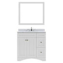 Modern Fittings Elise 36" Single Bath Vanity with Calacatta Quartz Top and Round Sink