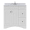 Modern Fittings Elise 36" Single Bath Vanity with Calacatta Quartz Top and Round Sink