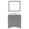 Modern Fittings Elise 36" Single Bath Vanity with Cultured Marble Quartz Top and Round Sink