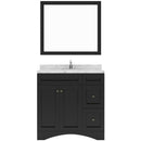 Modern Fittings Elise 36" Single Bath Vanity with Cultured Marble Quartz Top and Square Sink