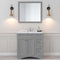 Modern Fittings Elise 36" Single Bath Vanity with Cultured Marble Quartz Top and Square Sink Faucet