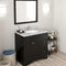 Modern Fittings Elise 36" Single Bath Vanity with White Marble Top and Round Sink