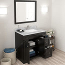 Modern Fittings Elise 36" Single Bath Vanity with Marble Top and Square Sink Faucet