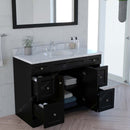 Modern Fittings Elise 48" Single Bath Vanity with Calacatta Quartz Top and Round Sink