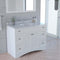 Modern Fittings Elise 48" Single Bath Vanity with Calacatta Quartz Top and Round Sink