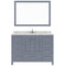 Modern Fittings Elise 48" Single Bath Vanity with Calacatta Quartz Top and Square Sink