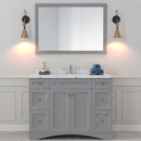 Modern Fittings Elise 48" Single Bath Vanity with Cultured Marble Quartz Top and Square Sink