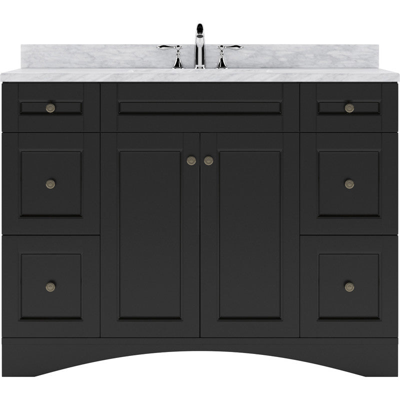 Modern Fittings Elise 48" Single Bath Vanity with Marble Top and Square Sink