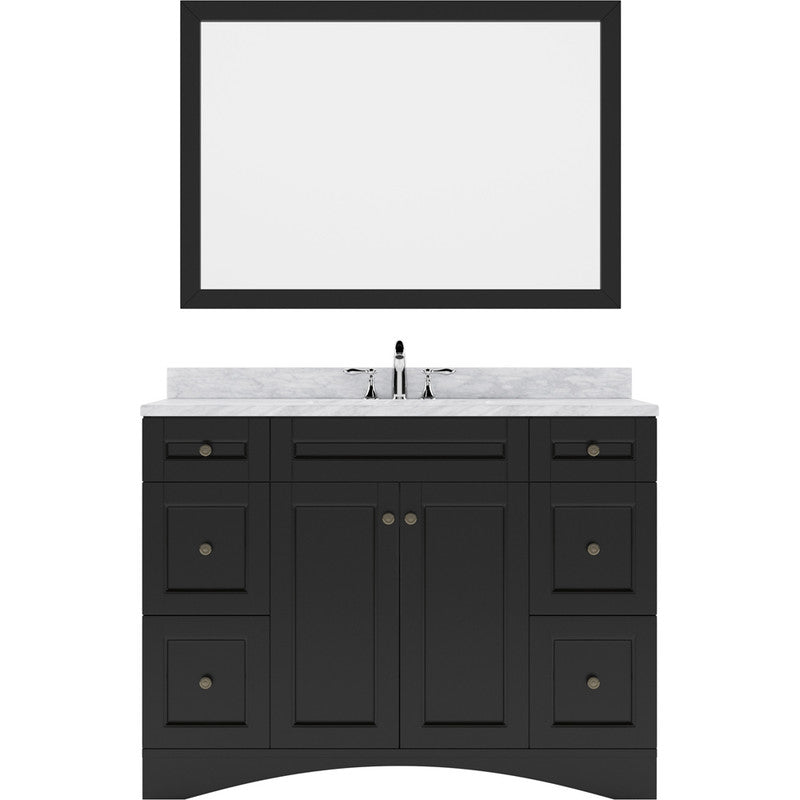 Modern Fittings Elise 48" Single Bath Vanity with Marble Top and Square Sink