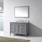 Modern Fittings Tiffany 48" Single Bath Vanity with Marble Top and Round Sink Faucet