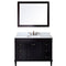 Modern Fittings Tiffany 48" Single Bath Vanity with Marble Top and Square Sink Faucet