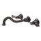 Water Creation Elegant Spout Wall Mount Vessel/Lavatory Faucets in Oil-rubbed Bronze Finish Finish with Metal Lever Handles without Labels F4-0001-03-AL